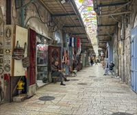 Turistarik gabeko Aste Santua bizi dute Jerusalemen, Gazako gerraren ondorioz