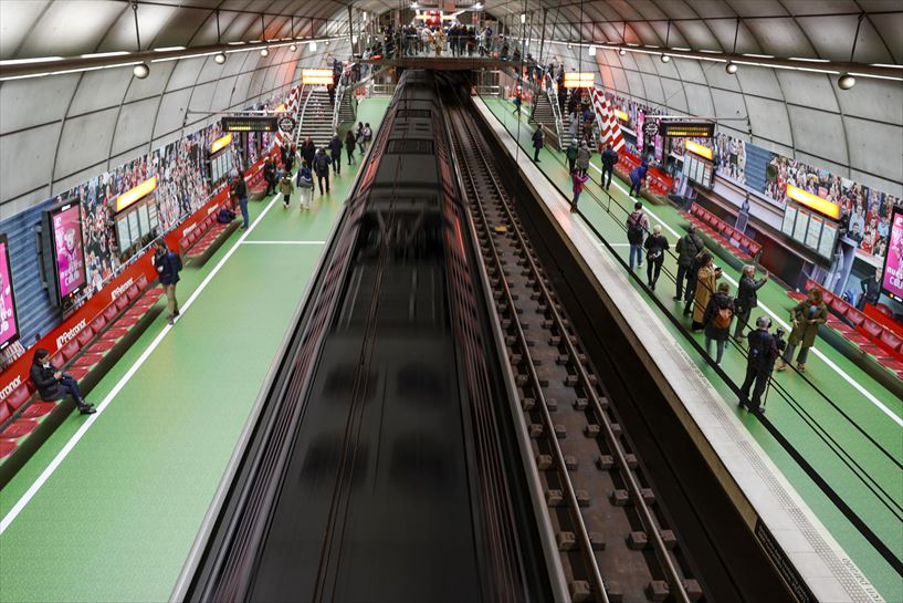 Estación de metro de Moyua. Foto: EFE