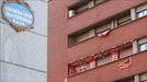 Banderas del Athletic Club en Bilbao. Foto: EFE title=