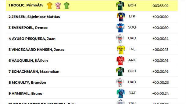 General classification of Itzulia.