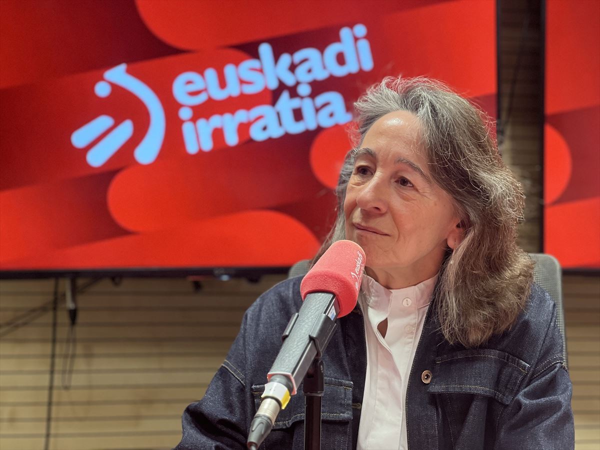 La delegada del Gobierno español en la CAV, Marisol Garmendia, en Euskadi Irratia