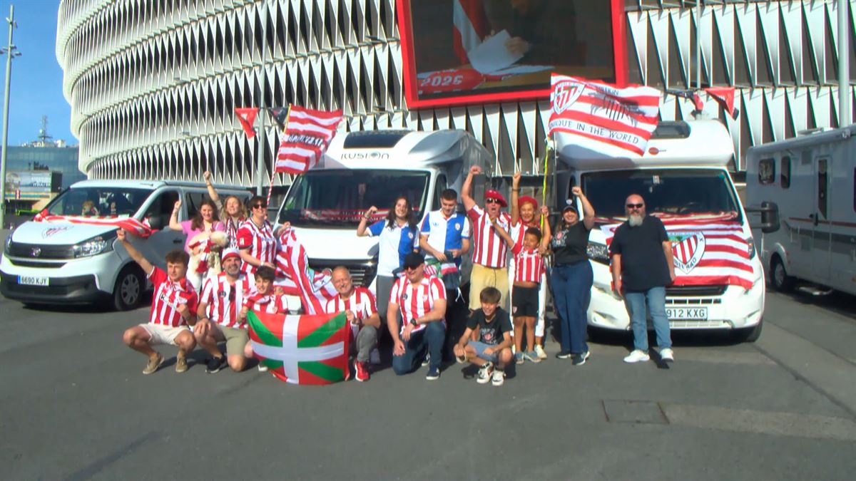 Las primeras autocaravanas parten desde Bilbao hacia Sevilla