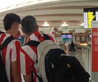Maletas llenas de ilusión en el Aeropuerto de Bilbao