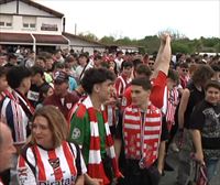 Gran parte de la afición rojiblanca ya está en Sevilla con un único objetivo: la Copa