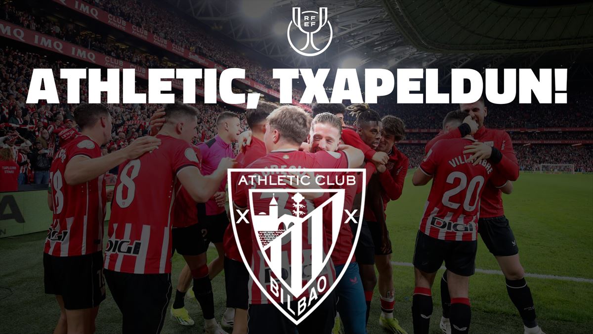 El Athletic ha ganado su vigésima quinta Copa. Imagen: EITB Media. 