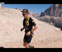 El corredor de montaña Javi Domínguez, este domingo en ''Helmuga''