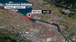 Gabarrak ostegunean egingo duen ibilbidea eta segurtasun neurriak