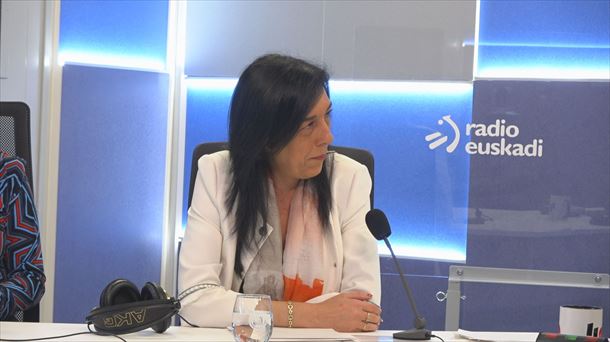 La parlamentaria de Vox Amaia Martínez. Foto: EITB Media