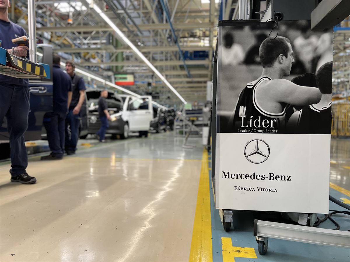 Imagen de archivo de la fábrica de Mercedes en Vitoria-Gasteiz.