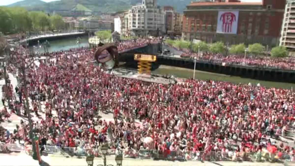 Bilbao. Imagen obtenida de un vídeo de EITB Media.