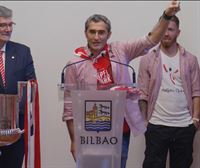 Valverde: ''Munduko klubik liluragarriena gara, eta tituluak ospatzen, onenak''