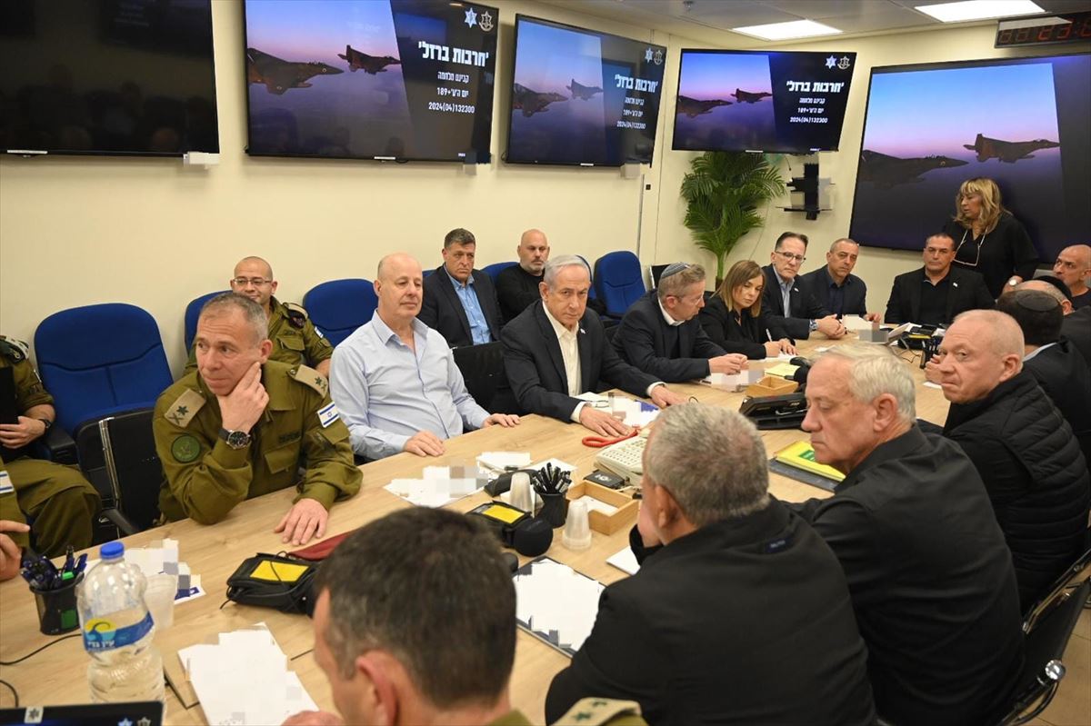 Gabinete de Guerra de Netanyahu. Foto: EFE