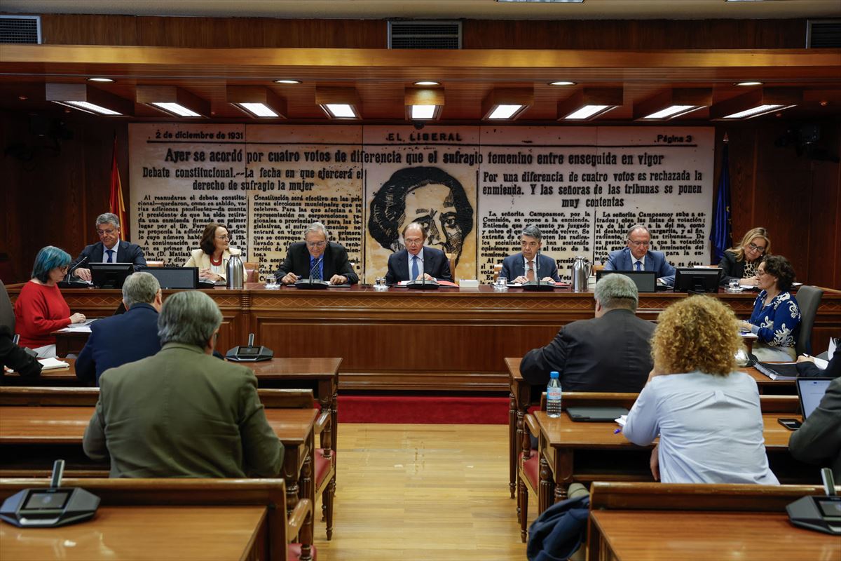 La comisión de investigación del caso Koldo en el Senado, este miércoles. Foto: EFE