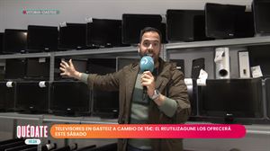 El Reutilizagune de Vitoria-Gasteiz ofrece más de 200 televisores a cambio de donaciones de entre 5 y 15 euros