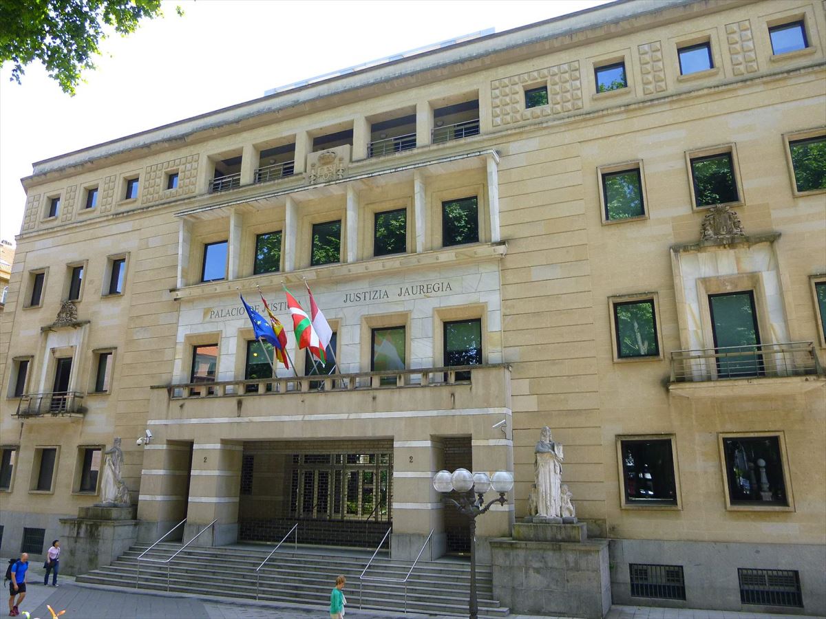 El Palacio de Justicia de Bilbao. 