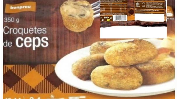 Croquetas de Bopreu. AESAN. 