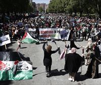 3500 personas reclaman en Pamplona el fin del genocidio en Gaza y la ruptura de relaciones con Israel