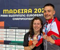 Medalla de bronce para Nahia Zudaire e Iñigo Llopis en el Europeo de Madeira
