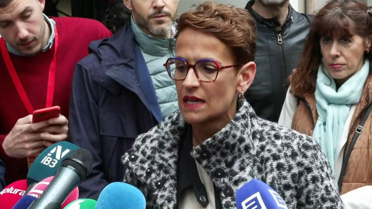 Maria Chivite: ''Karguan jarraitzeak merezi duela sentiarazi nahi diot presidenteari''