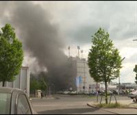 Gran incendio en una fábrica metalúrgica del gigante tecnológico alemán Diehl en Berlín