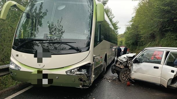 Vehículos implicados en el accidente. 