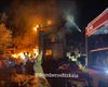 Incendio en un caserío de Galdames. Foto: Bomberos de Bizkaia
