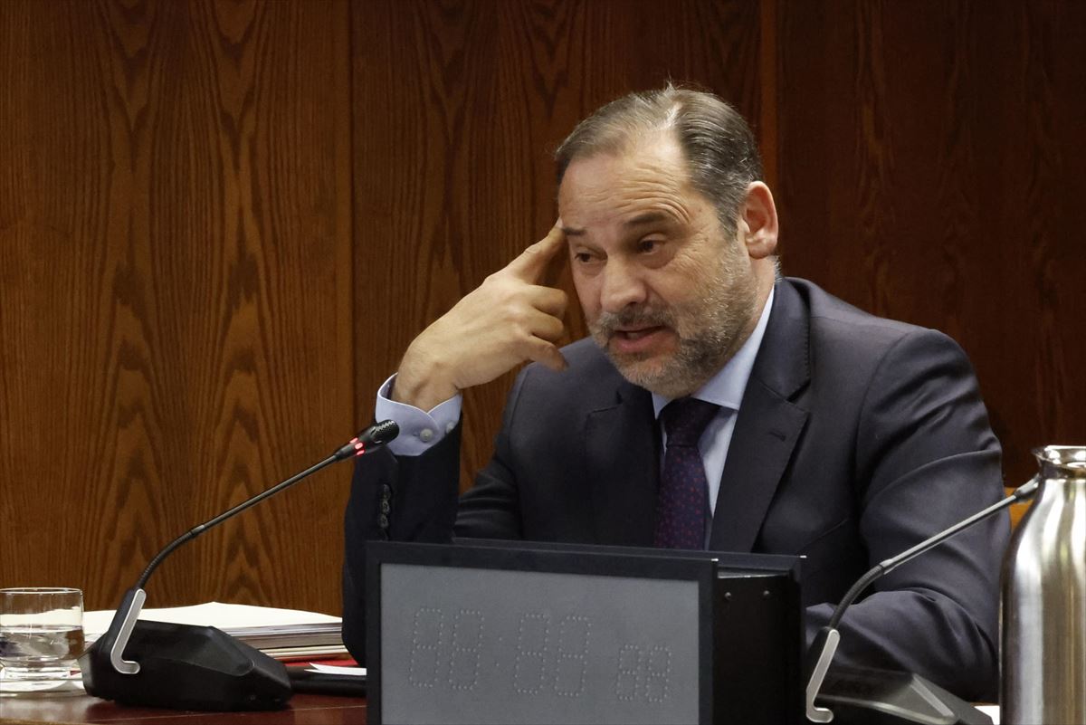 Jose Luis Abalos Espainiako Garraio ministro ohi eta Kongresuko diputatua. Argazkia: EFE