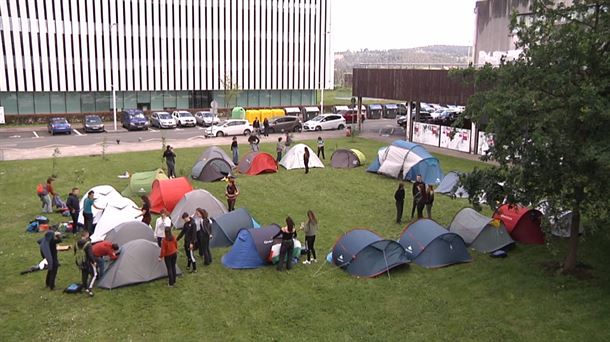 Campus de Leioa. Imagen obtenida de un vídeo de EITB Media.