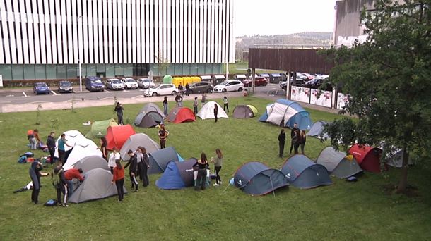 Leioako campusa. EITB Mediaren bideo batetik ateratako irudia.