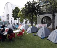 Finalizan en las universidades vascas las acampadas solidarias con Palestina