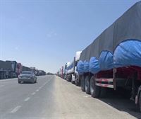 La ayuda humanitaria no puede cruzar el paso de Ráfah