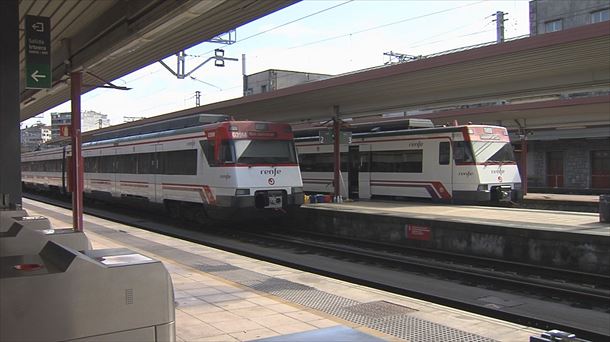 Estación de Renfe en Irun. Imagen de archivo.