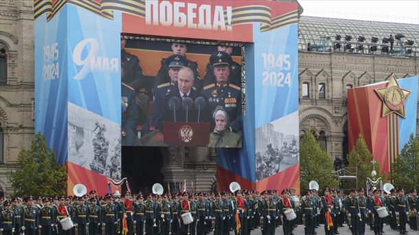 Putin urteko desfilean. Argazkia: EFE