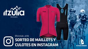 Gana en cada etapa de la Itzulia Women un maillot y un culote en nuestro perfil de Instagram