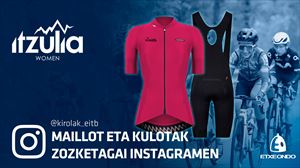 Irabazi Itzulia Womeneko etapa bakoitzean maillot eta kulot bana, Instagrameko gure profilean