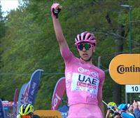 Giroko 8. etapako Prati di Tivoko igoerako erasoaldiak eta garaipenerako lehia