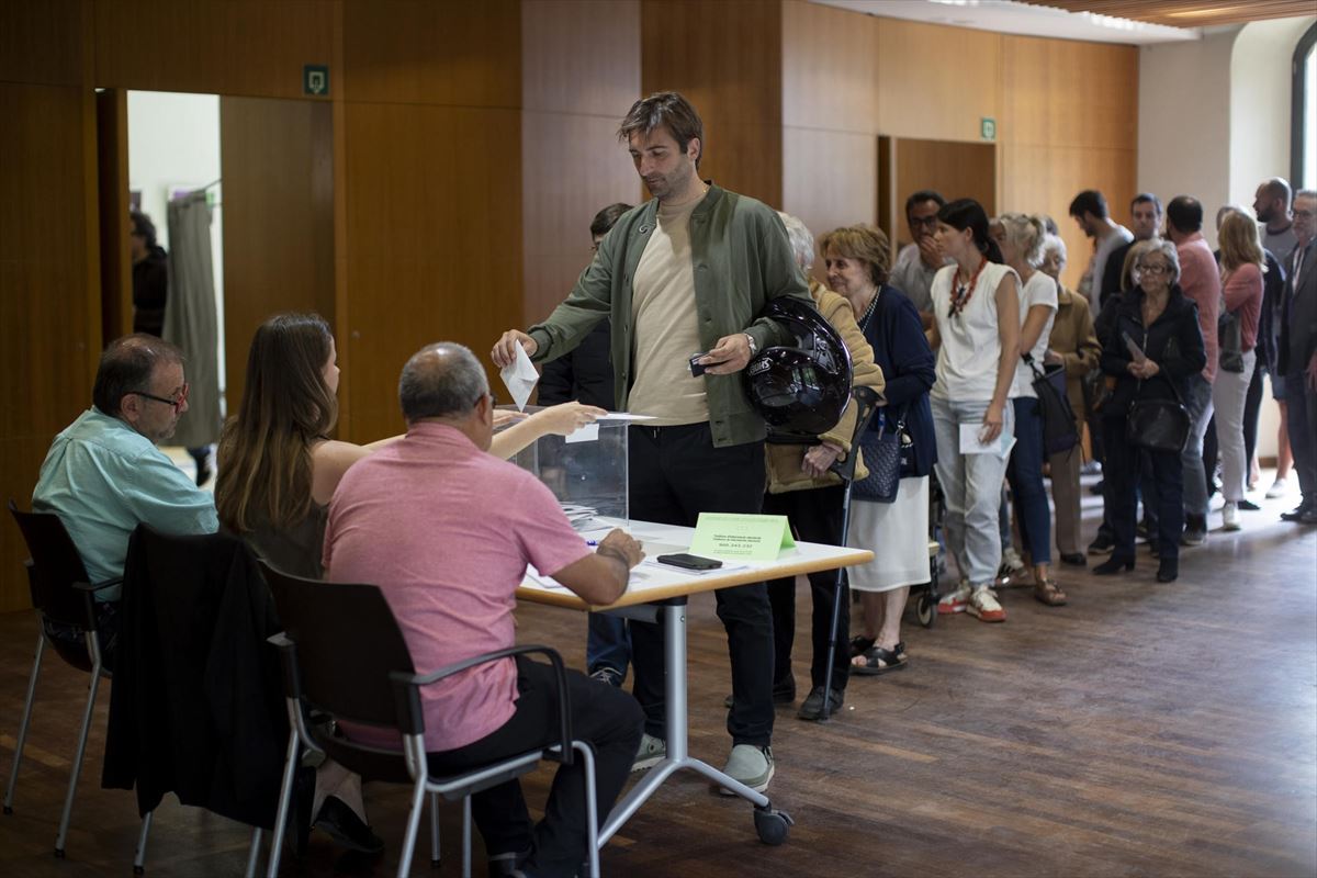 Elecciones en Cataluña. Foto: EFE.