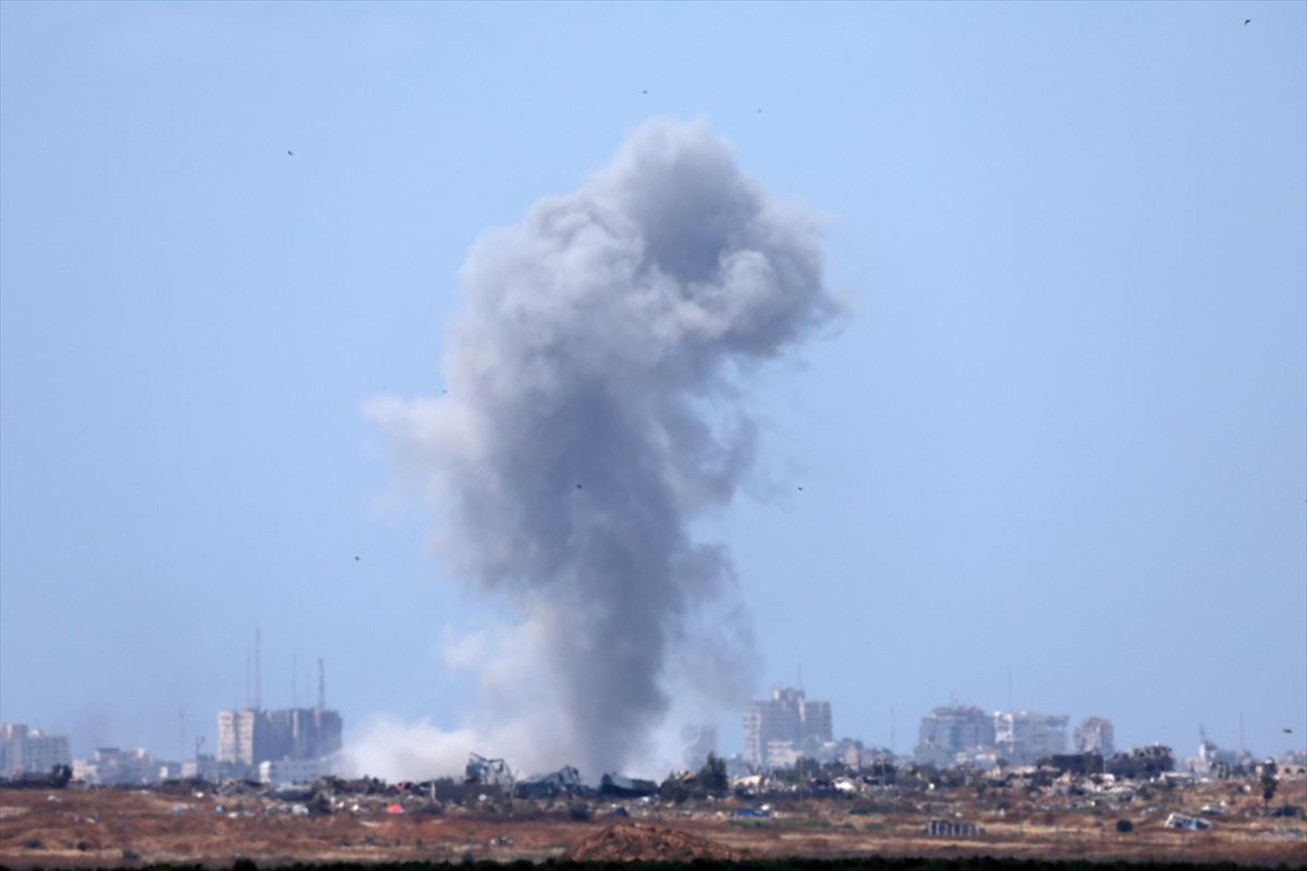 Ataque israelí en Yabalía. EFE. 