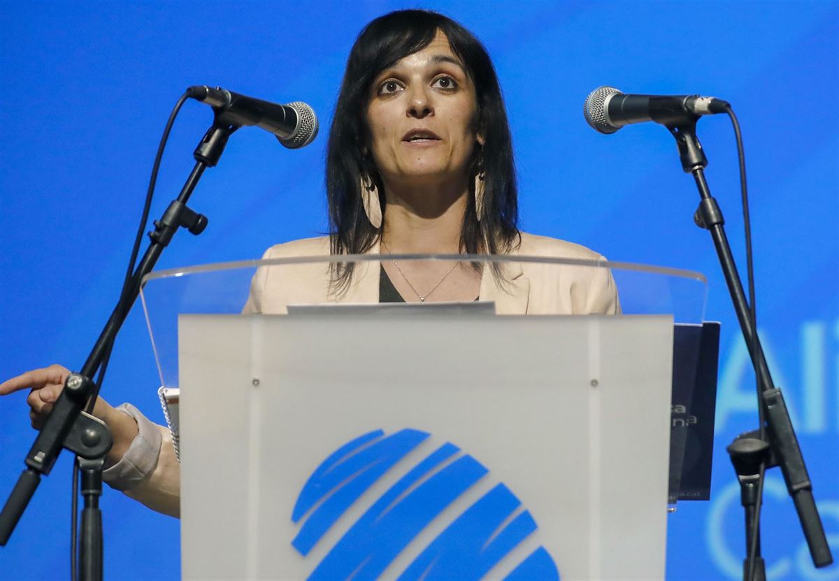 Silvia Orriols, líder de Aliança Catalana. Foto: EFE