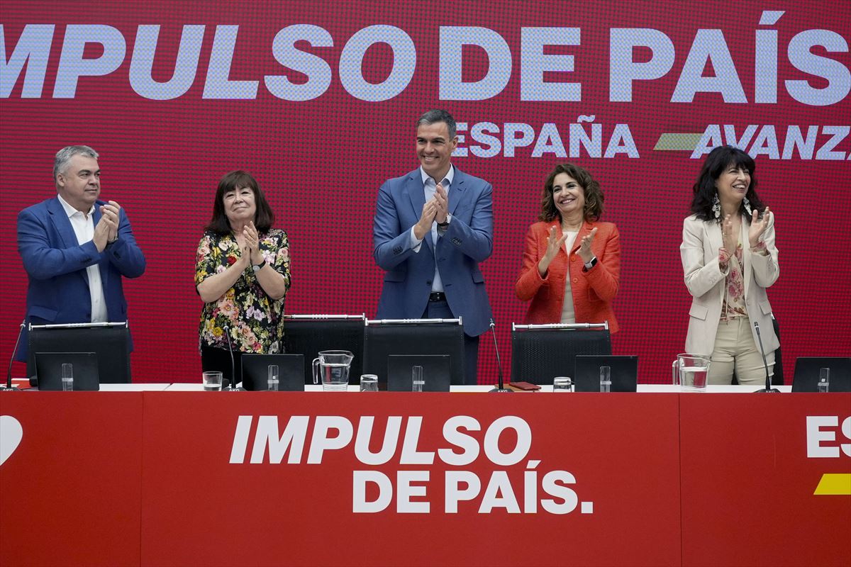 Ejecutiva general del PSOE. Foto: EFE
