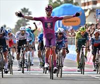 Jonathan Milan obtiene su segundo triunfo en el Giro 2024 y refuerza su maglia ciclamino; Pogacar sigue líder