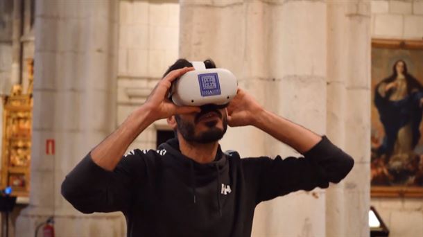 Realidad Virtual. Imagen obtenida de un vídeo de la Fundación Catedral Santa María.