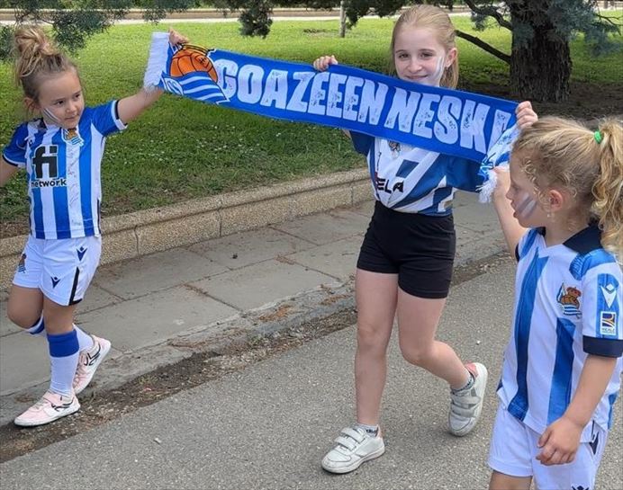 Ambiente previo al partido. Foto: Euskadi Irratia