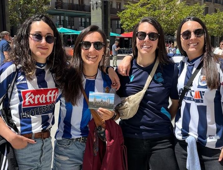 Ambiente previo al partido. Foto: Euskadi Irratia