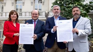 EAJk, CCk, Geroa Baik eta El Pik 'Europa solidario baten aldeko manifestua' sinatu dute Madrilen