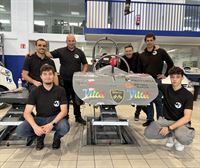 El equipo 'Menditech' nos presenta su vehículo eléctrico de competición