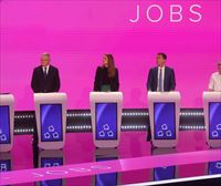 Cara a cara entre los candidatos europeos, sin la ultraderecha en el atril, pero muy presente en el debate