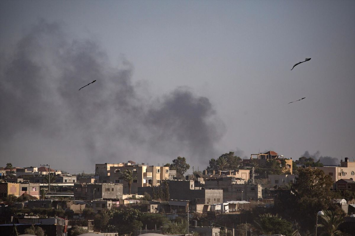 Imagen de un ataque aéreo de Israel