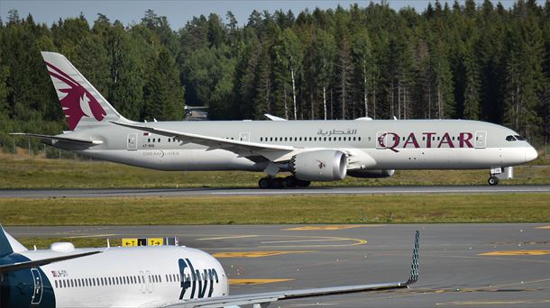 Imagen de archivo de un Boeing 789-9 de Qatar Airways. Foto: Wikimedia