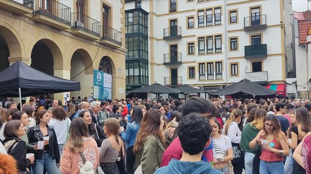 Getxo, esta mañana. Foto: Ibilaldia